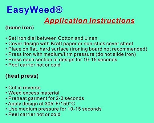 Siser EasyWeed Heat Transfer Vinyl 11.8" x 10ft Roll (Sky Blue) Compatible with Siser Romeo/Juliet & Other Professional or Craft Cutters - Layerable - CPSIA Certified - Thumbnail 5