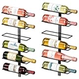 B4Life 12-Bottle Modern Black Rack