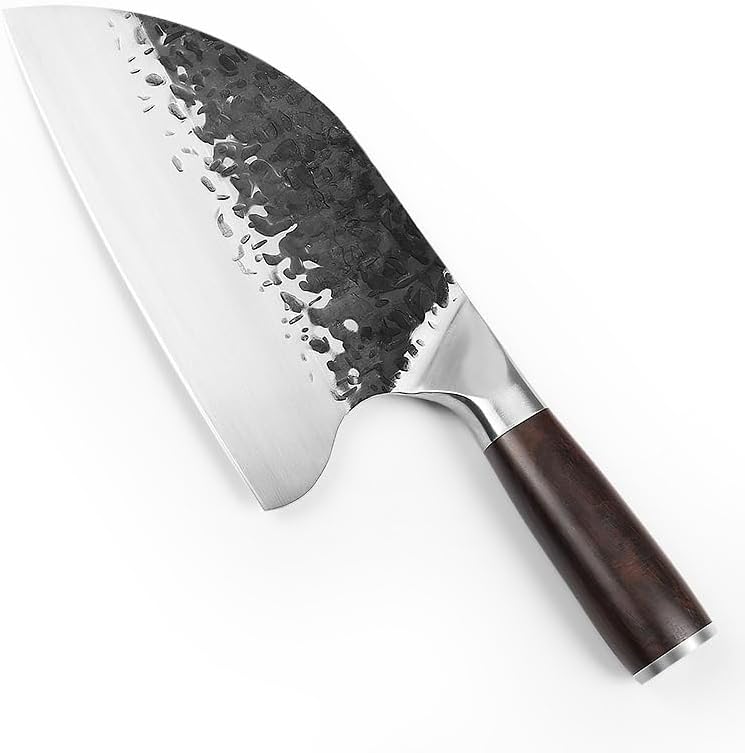 Meat Cleaver,Cleaver Knife Handmade 5CR15MOV Steel Stainless Kitchen Butcher Knife Chop Chinese Cleaver Kitchen Knife Chef Knife Cooking Tools