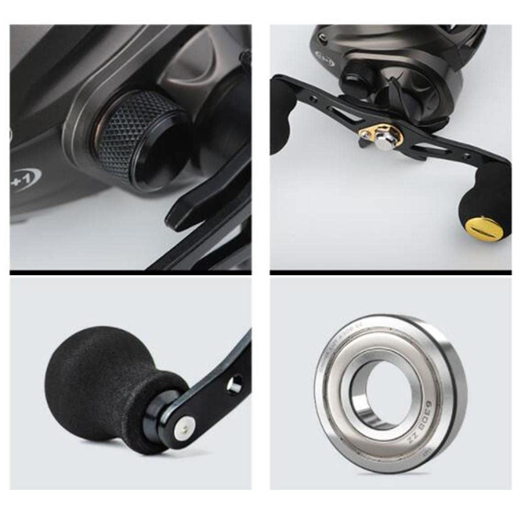 Mulinello da Baitcasting 7.2:1 Ad Alta velocità con Ruota di Trascinamento da 8 Kg Ruota da Pesca con Freno Magnetico Forte Forza Frenante con Recupero della Mano Destra Mulinello da Baitcasting 7.2:1 Ad Alta velocità con Ruota di Trascinamento da 8 Kg Ruota da Pesca con Freno Magnetico Forte Forza Frenante con Recupero della Mano Destra