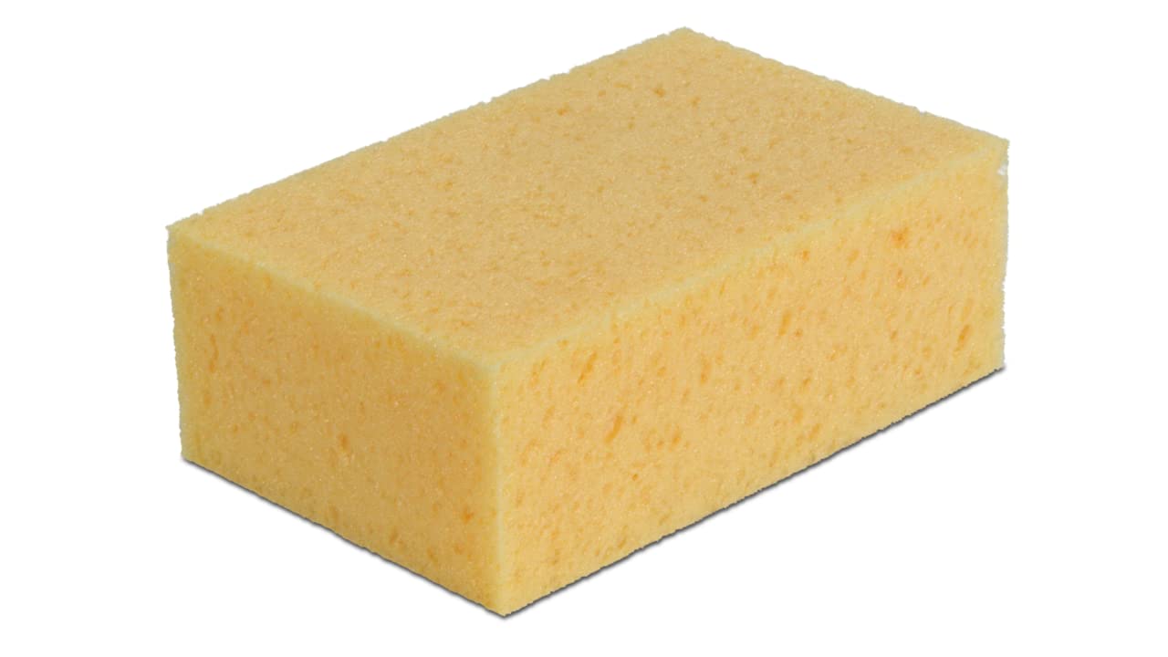 RUBI SuperPro Sponge - High Absorption & Abrasion-Resistant Tile Sponge, Professional Grout & Epoxy Cleaning Tool, Heavy-Duty Polyurethane, Size 7 7/