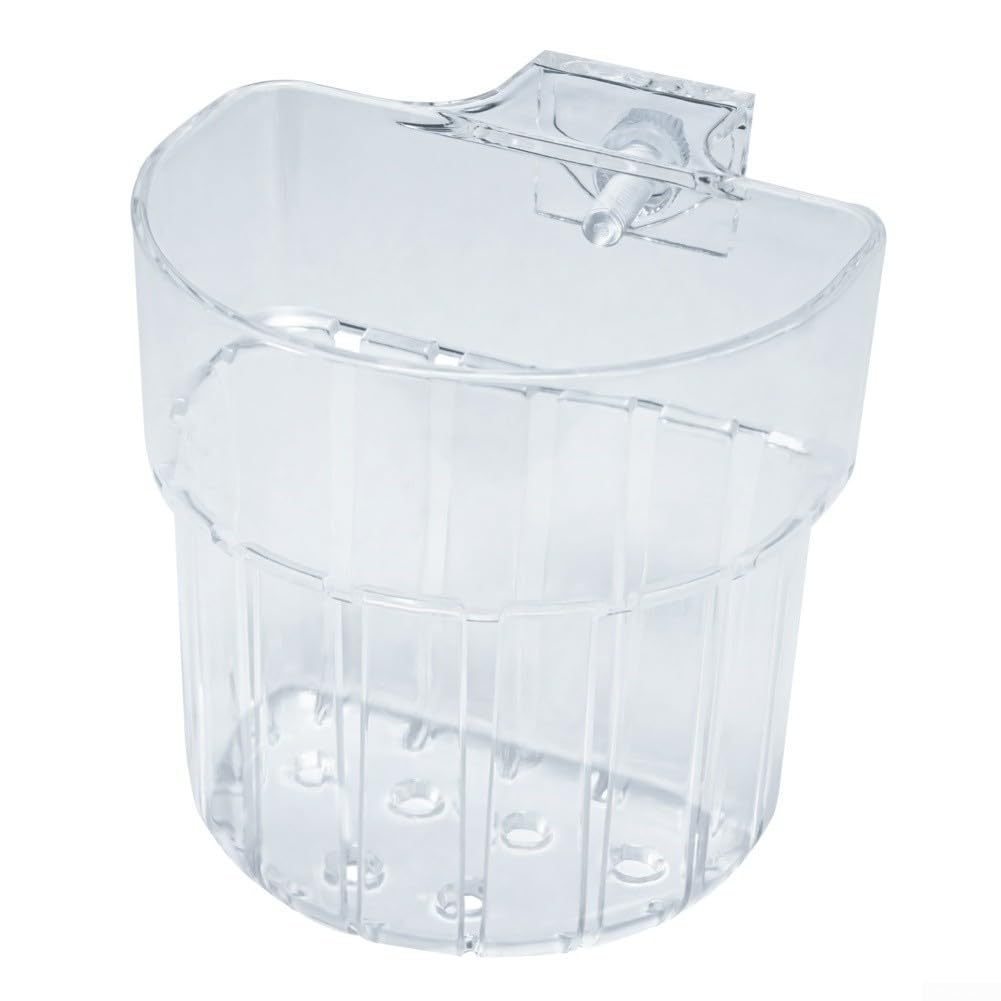 Set mit 8 transparenten Aquarium-Pflanzenhaltern mit Haken zum Aufhängen, optimale Positionierung für das Wachstum von Aquarien (B)
