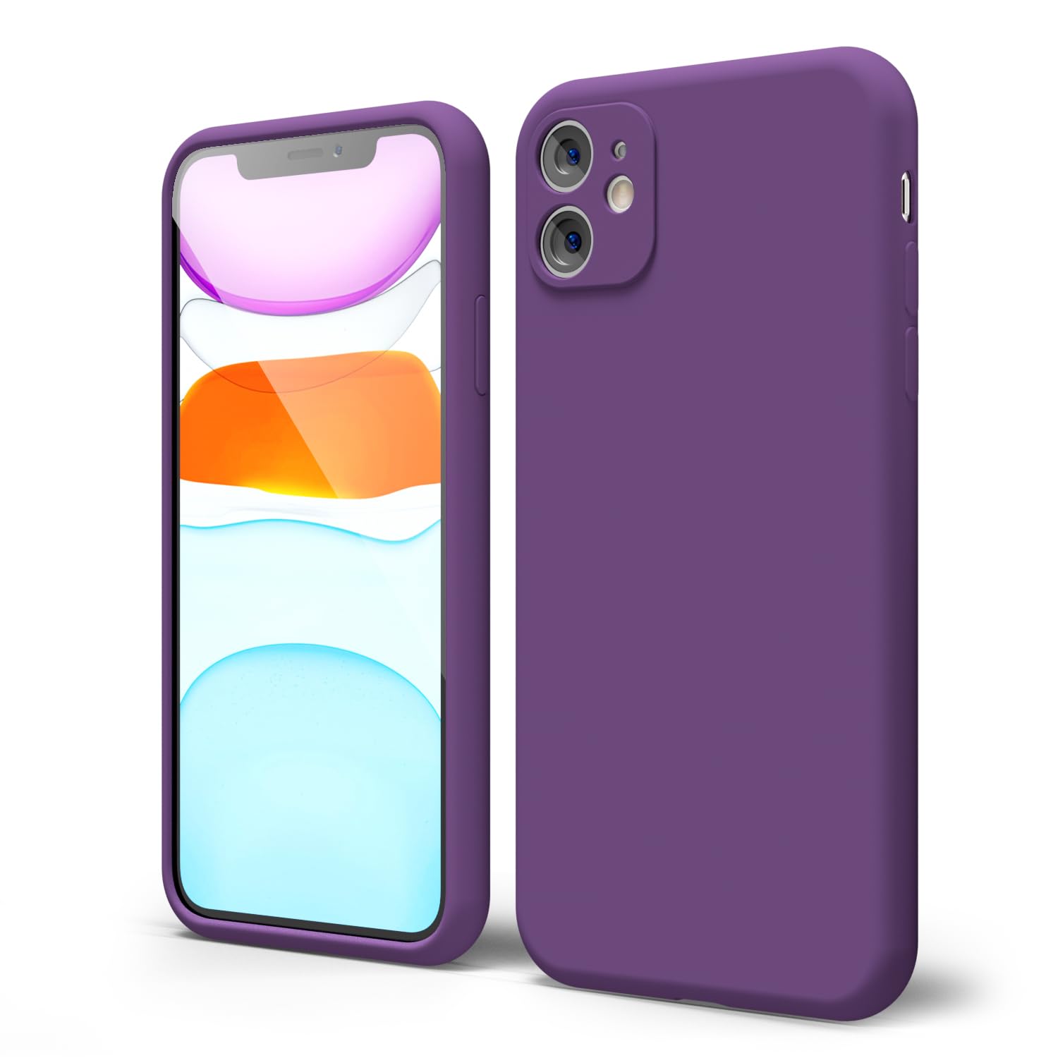 oakxco for iPhone 16 Pro Max Case Liquid Silicone, Soft Rubber Gel Elegant Aesthetic Basic Simple Cover, Cute Thin Slim TPU Matte Solid Color Plain Smooth Case for Women Girl, Light Pink — view 1768