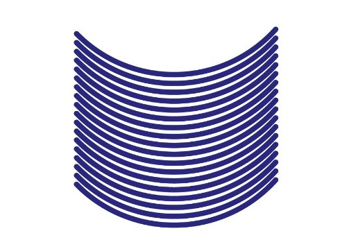 エムディーエフ リムストライプ ソリッドタイプ ブルー 6mm幅 12インチ RIM-6M-BU-12N