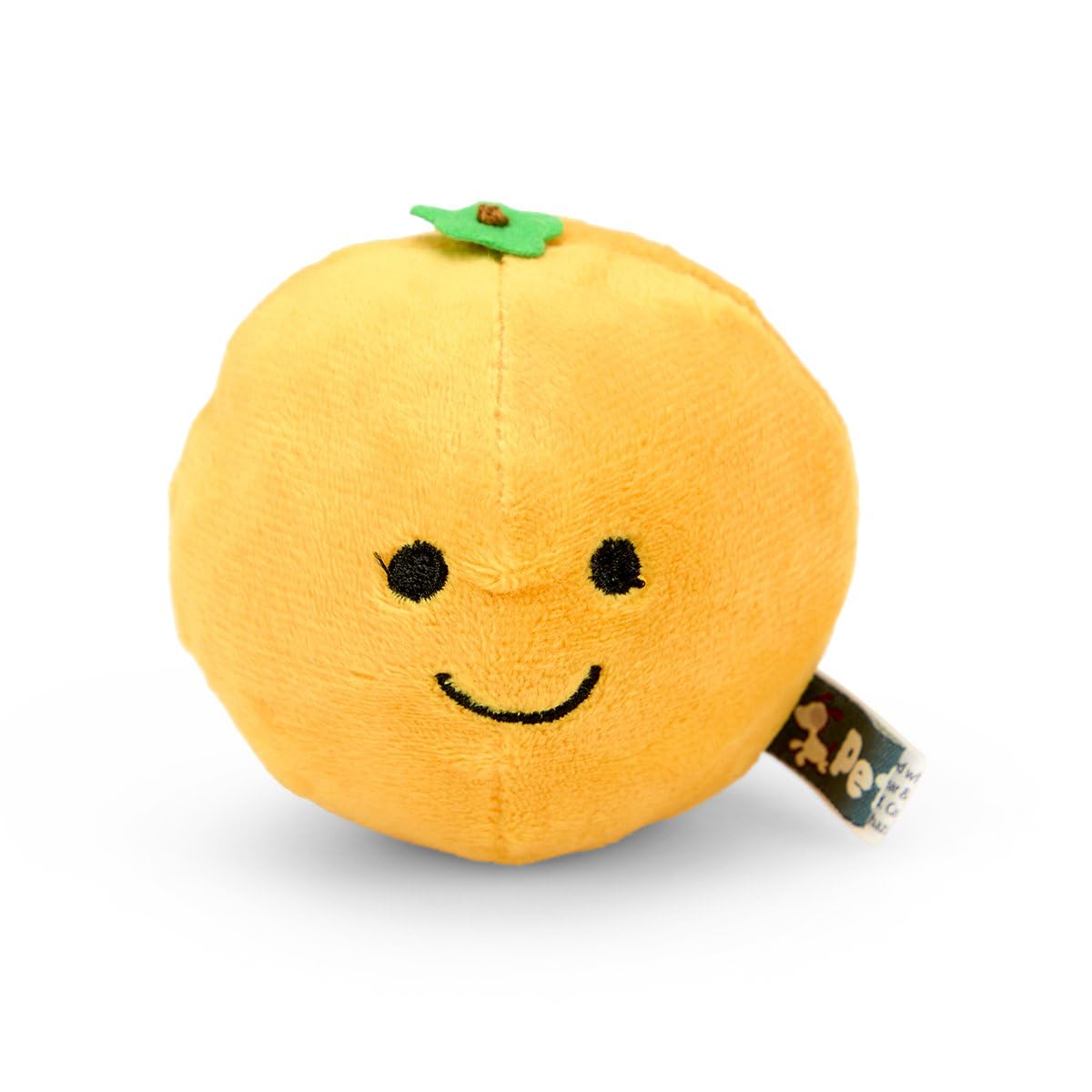 Petface Orange Plush Cat Toy Filled with Natural Catnip, Soft Batting Toy for Active Cats and Kittens for Indoor and Outdoor Play