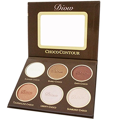 Lonme Bronzer Highlighter Makeup Face Powder Palette Contour Kit Chocolate Smell …