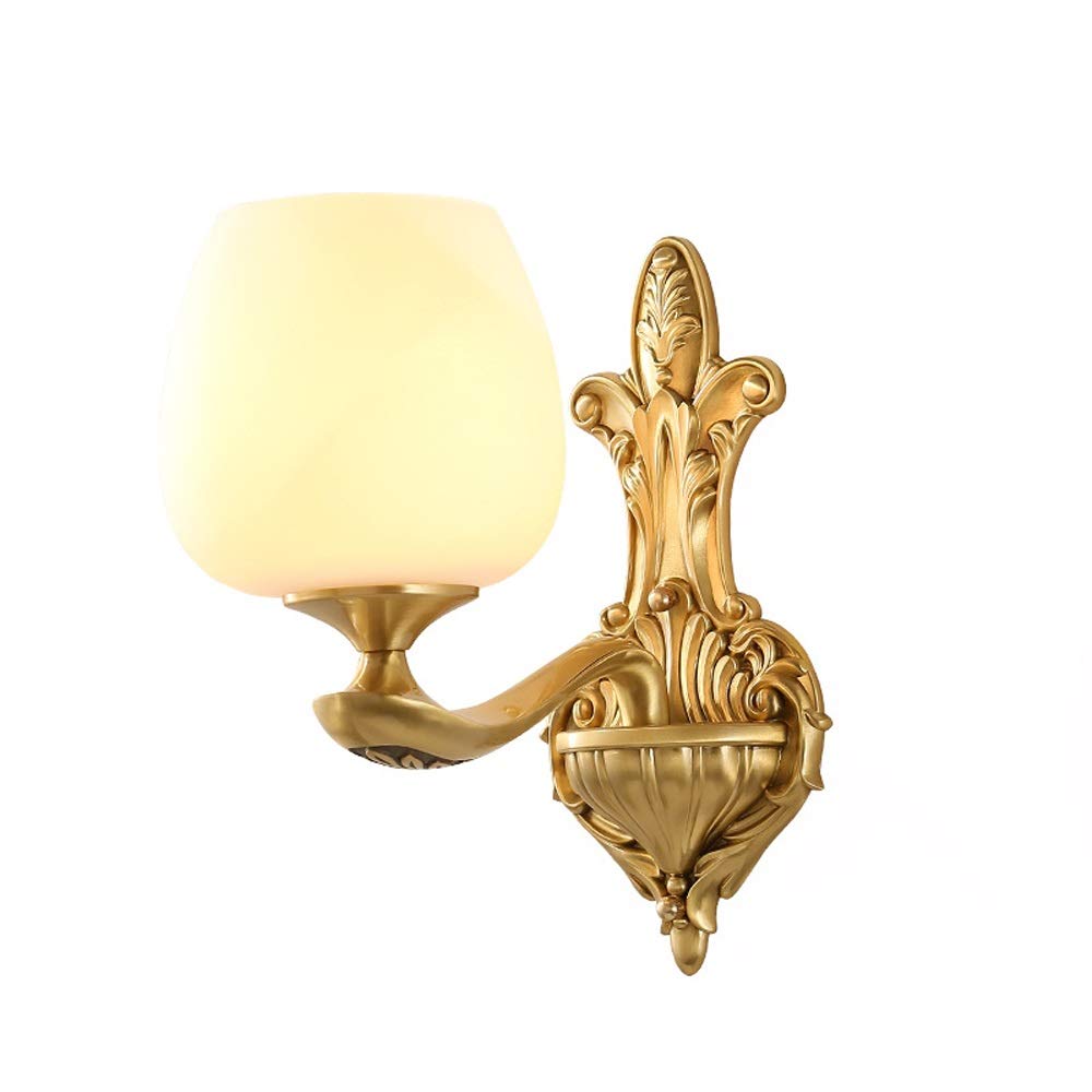 Lumière de mur anti éblouissement applique durable E27 cuivre or - 6