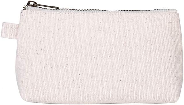 Travel Toiletry Bag for Women, Cosmetic Bag with two Dividers, Portable Makeup Bag Organizer (Beige)