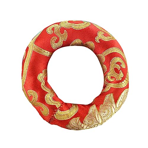 CIMAXIC シンギングボウルクッション ネパール製 綿布使用 直径16cm 仏壇用マット 音響効果向上 薬師如来の癒し 色指定不可