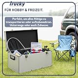 trucky Aluminium 3er Set Boxen Alukiste 3x Alu Box Koffer Kiste Transportbox Werkzeugkiste Werkzeugkoffer Silber