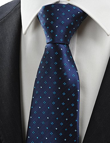 Image of KissTies Mens Necktie Polka Dot Ties For Men Classic Dressing Tie + Gift Box