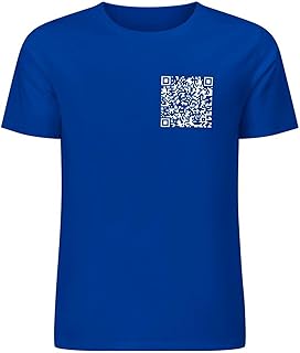 Zabawna koszulka z kodem QR, Fuck You QR Code, uniseks, zabawna bawełniana koszulka dla kobiet i mężczyzn, prezent