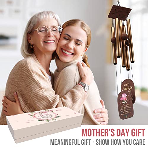 Image of ASTARIN Wind Chimes from Daughter, Personalized Thank You Gifts for Moma Nana New Mother, Women Birthday Gift Wind Chimes Form Lover Friend Child, Surprise Gift for Mom