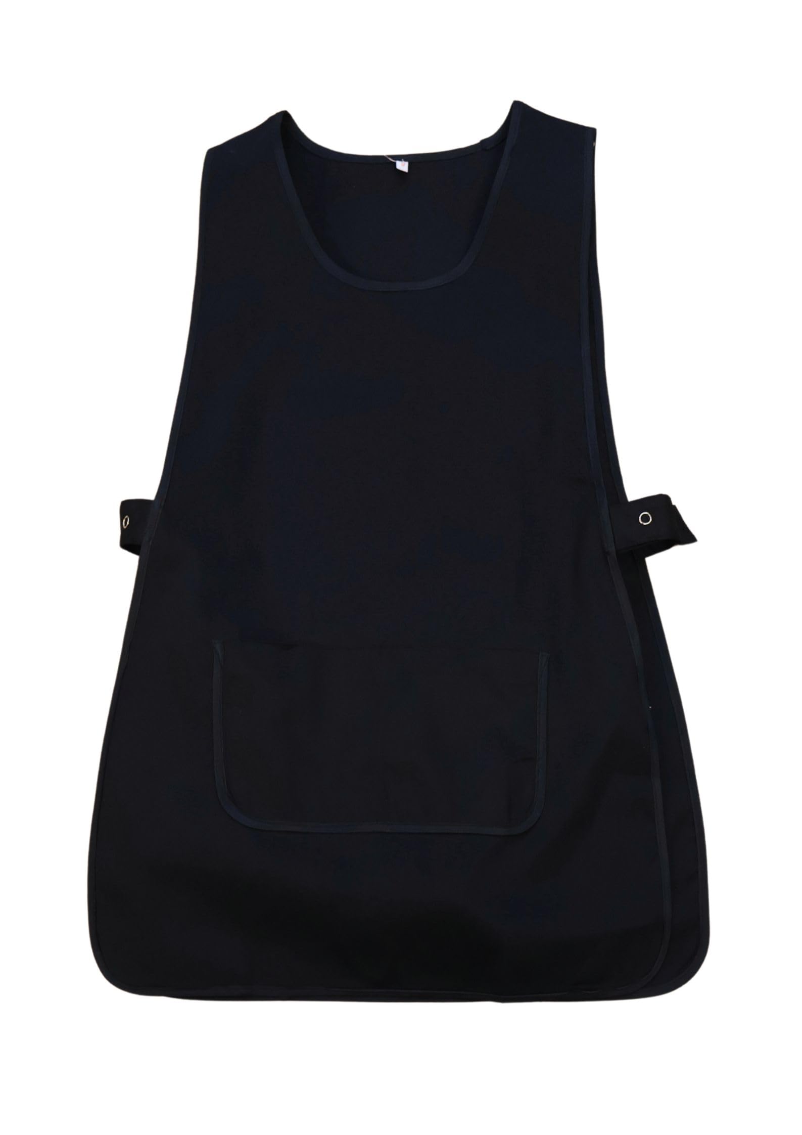 Victory Delantal Limpieza Profesional Uniforme Servicio Sanitario Doméstico Camarera Hostelería Mujer Hombre Ajuste Cómodo Botones Laterales Poliéster Algodón Trabajo Diario Antimanchas Modelo 868