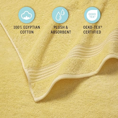 MARTHA-STEWART-Egyptian-Cotton-Bath-Towels-Set-6-Piece-2-Bath-Towels-2-Hand-Towels-2-Washcloths-Absorbent-Bathroom-Towels-Bathroom-Essentials-Butter MARTHA STEWART Egyptian Cotton Bath Towels Set 6 Piece 2 Bath Towels 2 Hand Towels 2 Washcloths Absorbent Bathroom Towels Bathroom Essentials Butter