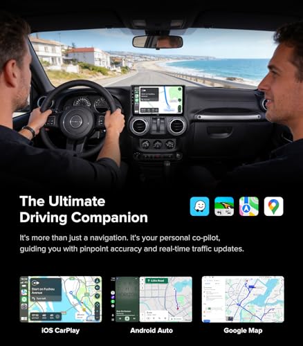 ApexNav 10" Linux Carplay Radio for Jeep Wrangler 07-18 & Dodge Ram 09-12 - image 2