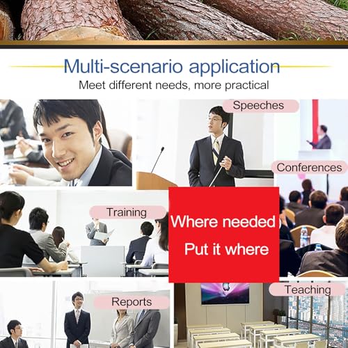 Atril ajustable blanco con gestión de cables y almacenamiento para aulas 7