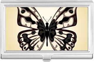 Butterfly Specimen in Pale Business Card Holder Case Pocket Box Wallet