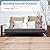 Favoyard Outdoor Bench Cushion 42 x 18 Inch Waterproof Patio Furniture Cushions 3-Year Color Fastness Garden Sofa Settee Couch Swing Pads with Handle and Adjustable Straps, Dark Gray