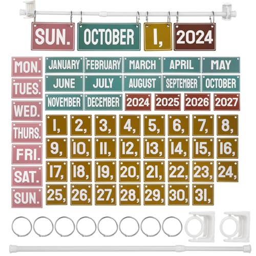 Decoración de aula y hogar con el versátil juego de calendario abatible