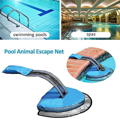 Oriental eLife Pool Ausstiegshilfe für Tiere, Tiersparende Fluchtrampe für Pool, Schwimmende Rampe Rettungen, Tierrampe Kleintier Swimming Fluchtrampe Sicherheit Tierrettungs Critter Escape Ramp, Blau