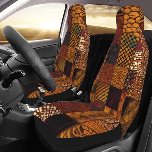 Housse de siège voiture patchwork pour voyager confortablement en SUV lot de 2