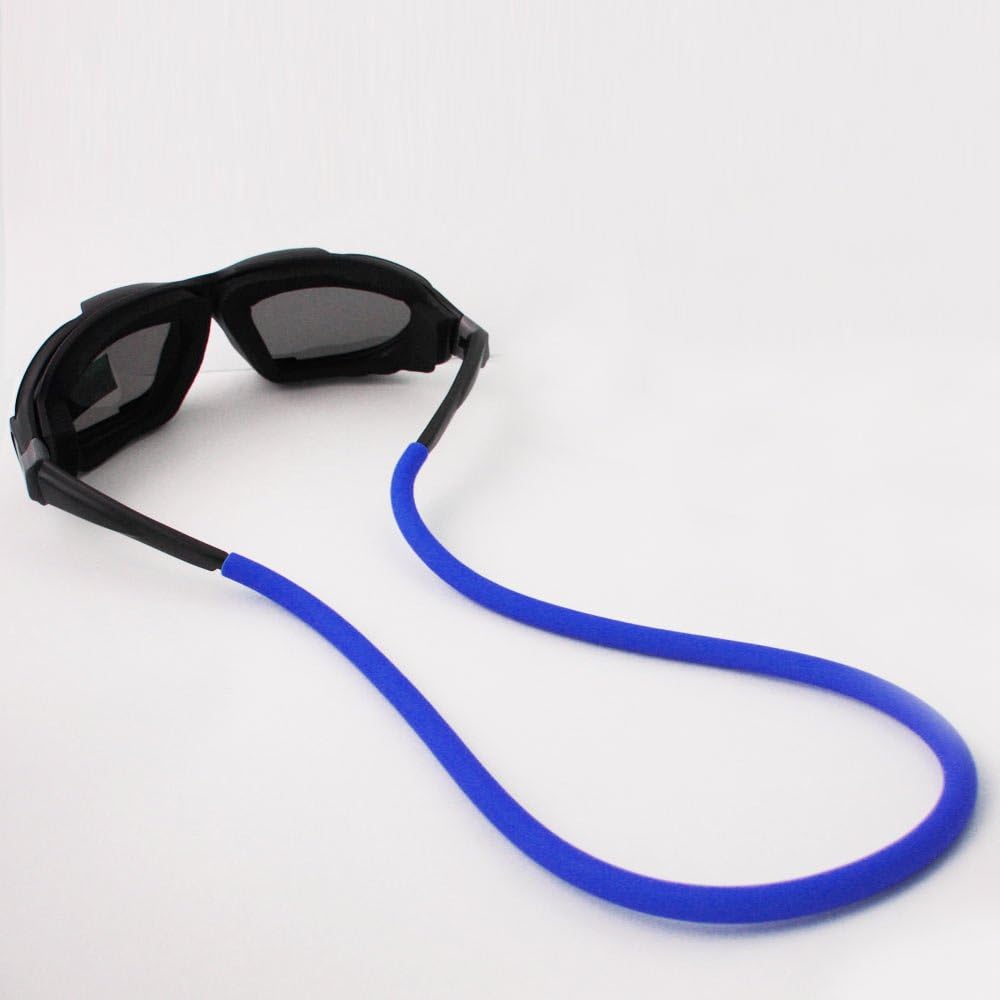 Blue Sunglass Line Retainer Cord Float Strap Boating Floating String Rubber New