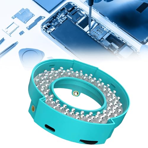 Lampe de microscope contre les ombres - Éclairage LED circulaire 8 segments - 7