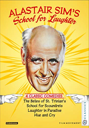 Alastair Sim's School for Laughter: 4 Classic Comedies [The Belles of St. Trinian's, School for Scoundrels, Laughter in Paradise, Hue and Cry] [Blu-ray]