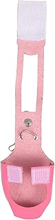 CIYODO Traje de Vuelo para Loros Correa de 4 M Pañal para Cacatúas Ropa de Moda para Pájaros Suave Reutilizable Color Rosa Pequeño