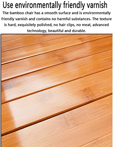 Zero Gravity Lounge Chair, Patio Lounge Chairs Bamboo Sun Loungers, Adjustable Deck Chairs For Garden/Courtyard/Balcony Wooden Sun Loungers With Footstools And Mattresses Durable (Color : Without Matt #TOP4