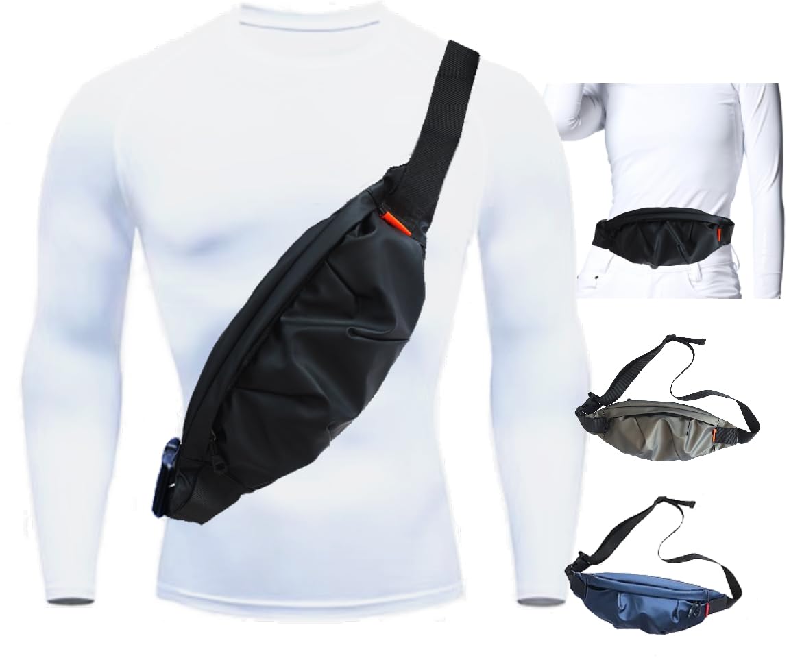 Amazon | ウエストポーチ メンズ ウエストバッグ 【 小さなポーチに