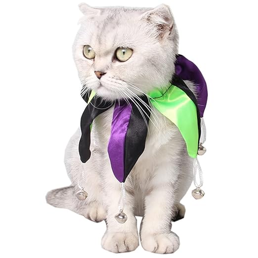 Licogel Pet Costume Collar Fancy Clown Cat Party Collar Kitten Collar