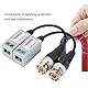 Sonew Video-Balun, HD 1080P Balun Passiver Video Twisted Passiv Video Transceiver Balun Sender für CVI/TVI