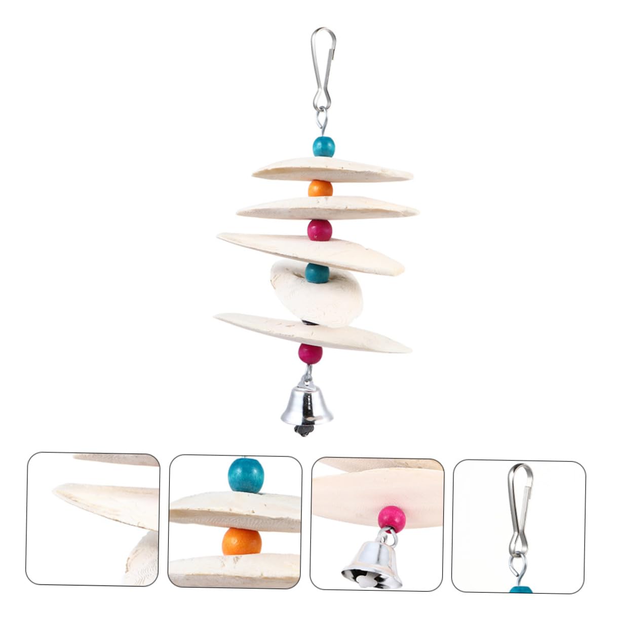 Housoutil 4piezas Juguetes para Aves De Hueso De Sepia Juguetes para Masticar y Entrenamiento De Calcio para Periquitos y Loros Accesorios para Jaulas De Aves Seguro y Saludable