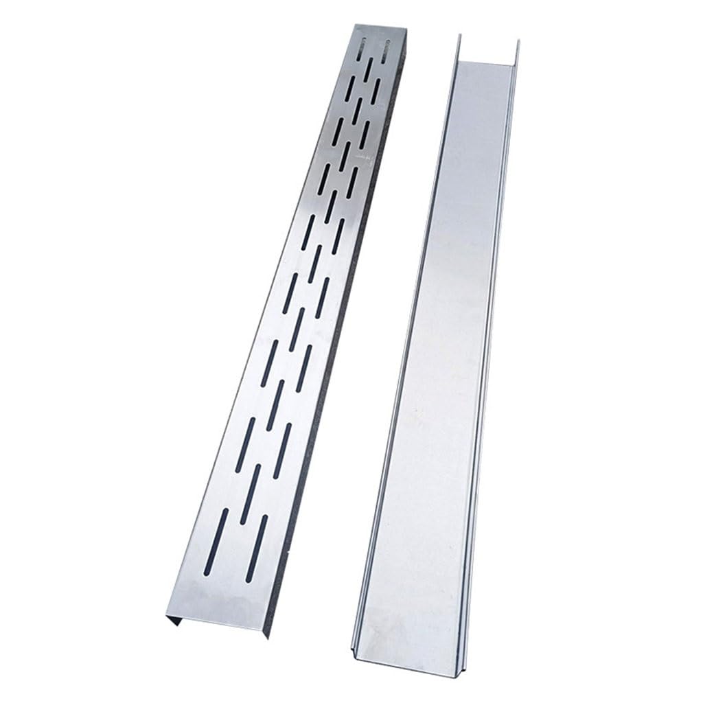 Grille de drainage de gouttière anti-engorgement en inox