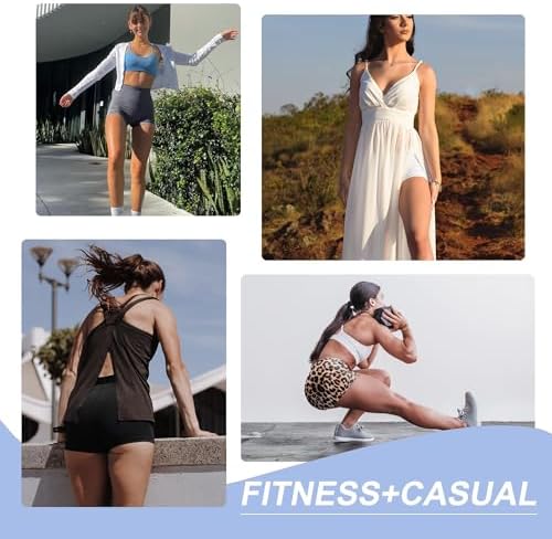 CAMPSNAIL Workout Biker Shorts Women - 3" High Waisted Tummy Control Compression Spandex Booty Volleyball Shorts for Yoga Gym Dance Black - 1