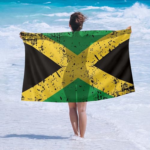 Women's Sarongs Cover Ups for Swimwear Beach Bikini Wraps Jamaica Flag Scarf3