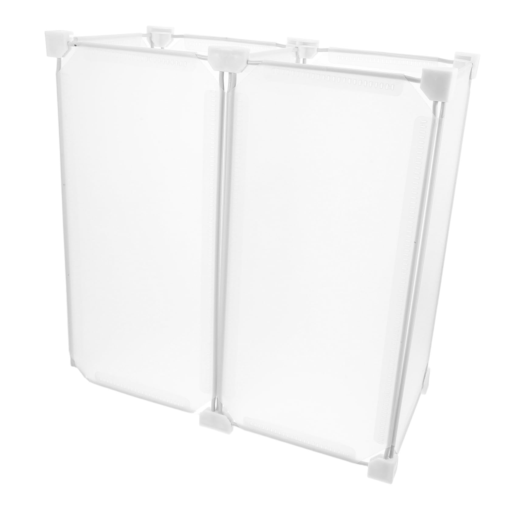 Panier de rangement blanc pour l'organisation de la cuisine et du grand congélateur