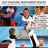 Speed Stacks Competitor - Black Flame | 12 Cups, Holding stem with GX Timer and Mat | Sport Stacking