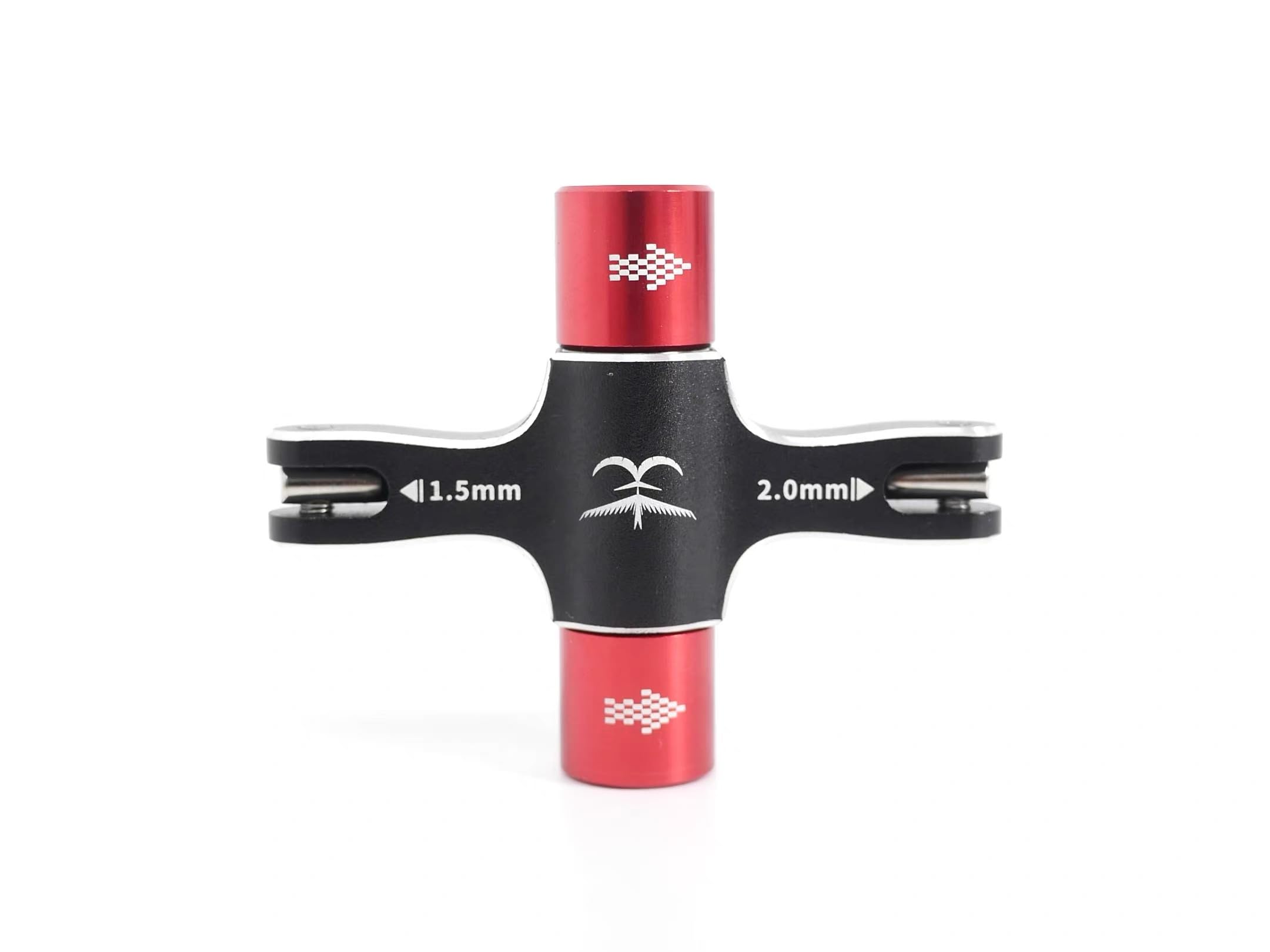 M5 Quad Wrench with Built-in One Way Bearing Tool – 1.5mm / 2mm Foldable Screwdriver for RC FPV Racing Drone Motor Prop Release & Maintenance