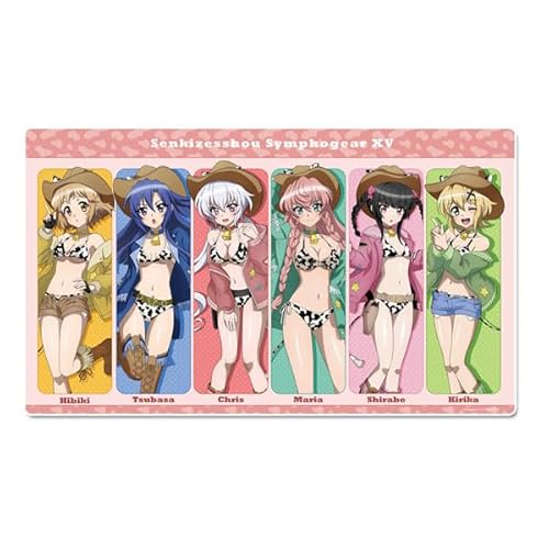 戦姫絶唱シンフォギアXV 描き下ろし デスクマット カウガールver.の商品画像（Amazon）