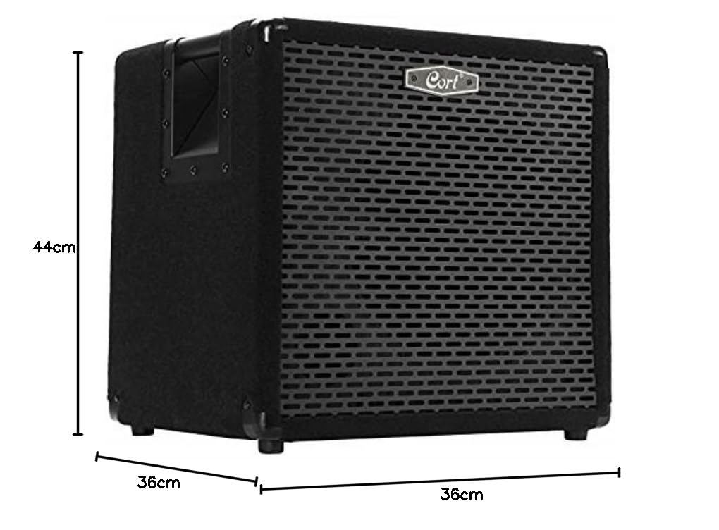 Cort CM150B-LE - Amplificatore basso elettrico, 150 W, colore: nero