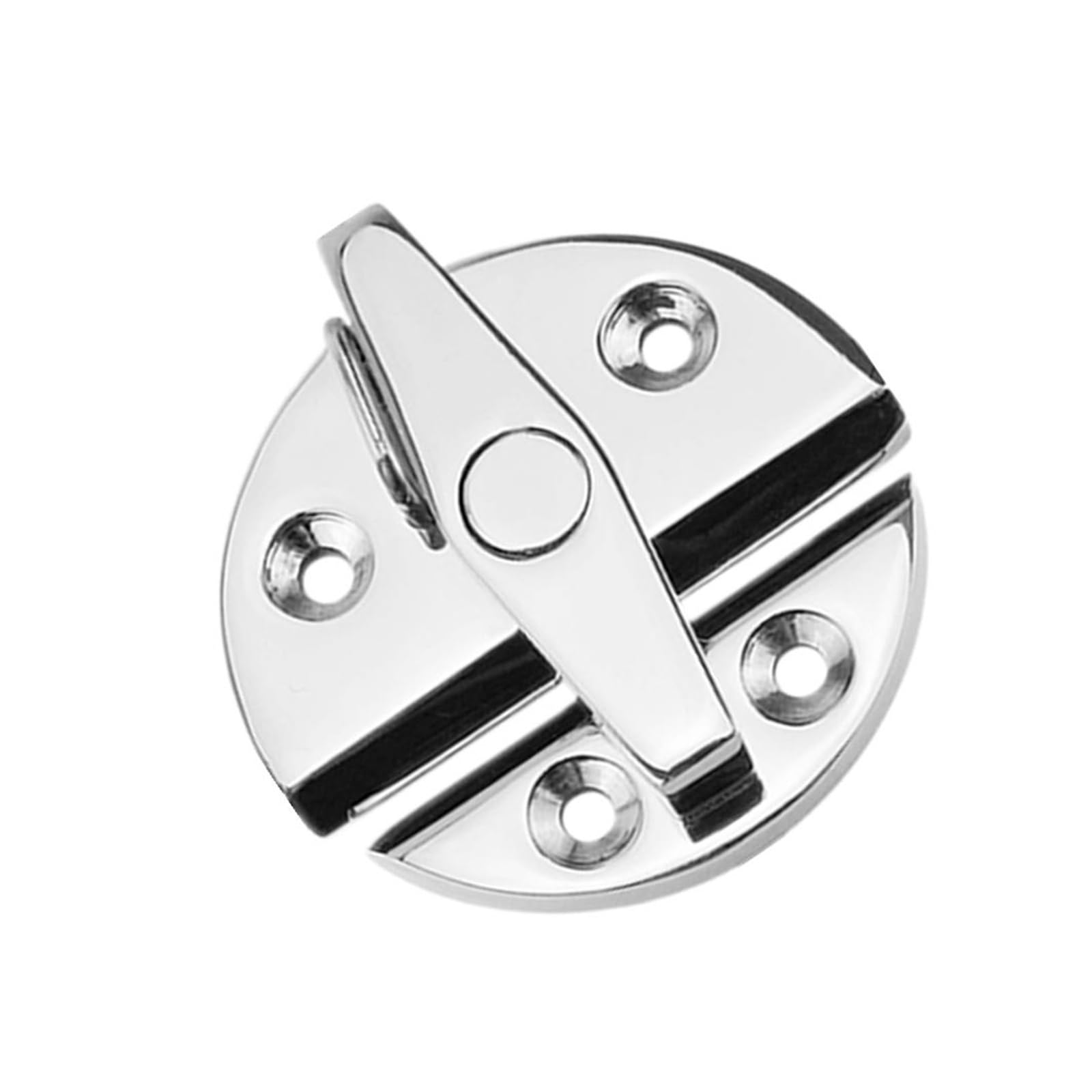 Kjueq One Color Marine Hardware Boat Accessories 316 Stainless Steel Boat Door Cabinet Latch Round Turn Button Twist Catch Latch Ship Yacht Hot