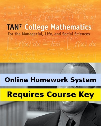 CengageNOW for Tan's College Mathematics for the Managerial, Life, and Social Sciences, 7th Edition