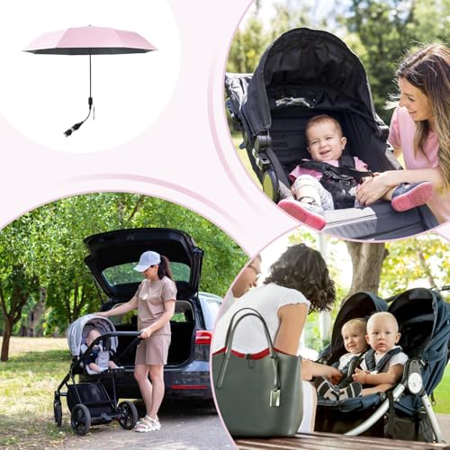 Parasol pour poussette pliable pour protéger bébé des rayons du soleil