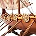 Old Modern Handicrafts Collectible Wood Drakkar Viking Wooden Boat Model - Made from Premium Quality Wood - 25.0L x 7.0W x 20.0H Inches