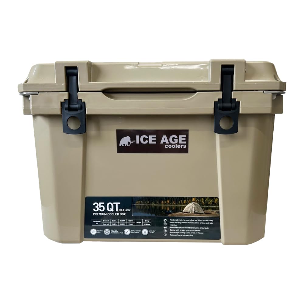 Amazon | アイスエイジ プレミアム クーラーボックス 35QT (ICE AGE) 5 