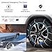 NEOCHIAEVO Auto Tightening Snow Chains Tire Chains, 1-Minute Quick Install, Twist-Link, Wear-Resistant, Universal for Car/SUV/Pickup Trucks, Multi-Weather Emergency Traction, Set of 2 (HLN-140, 3.9mm)