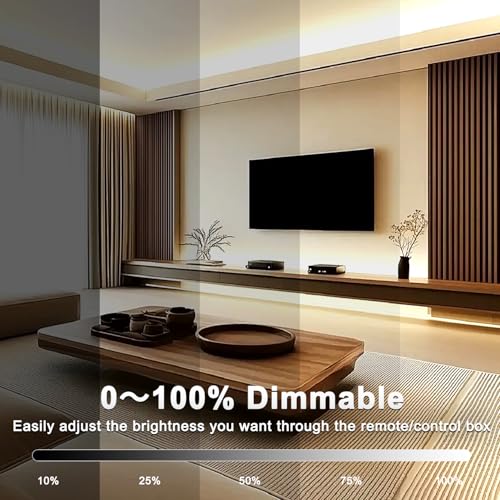 Tira de LED COB 3 m USB 5V Luz Cálida 3000K Dimmable miniatura 3
